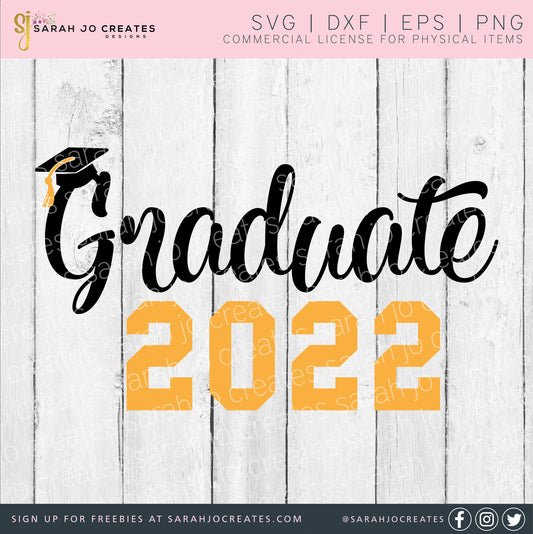 Graduate 2022 SVG