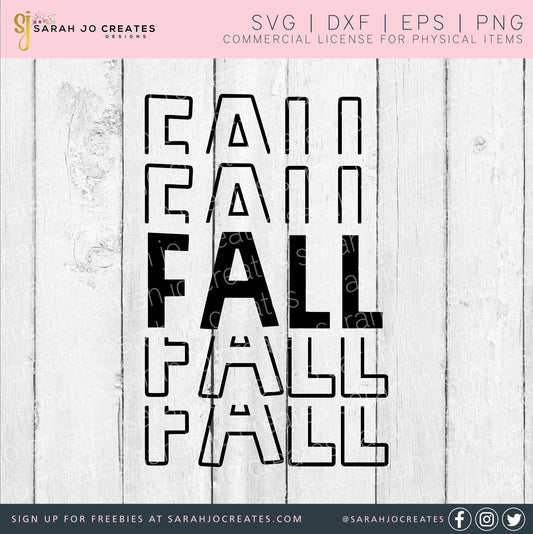 Fall Stacked SVG