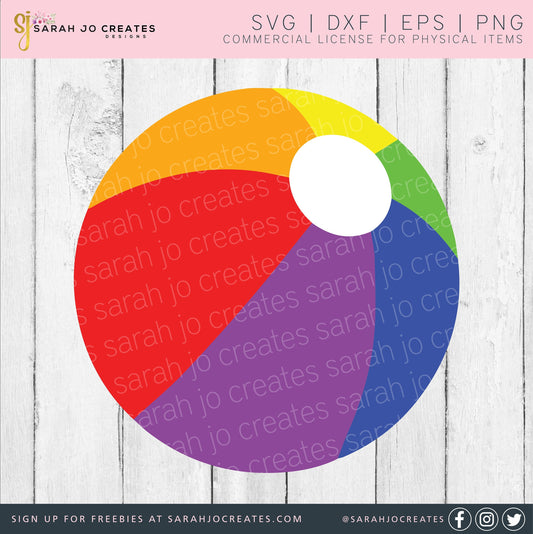Beach Ball SVG