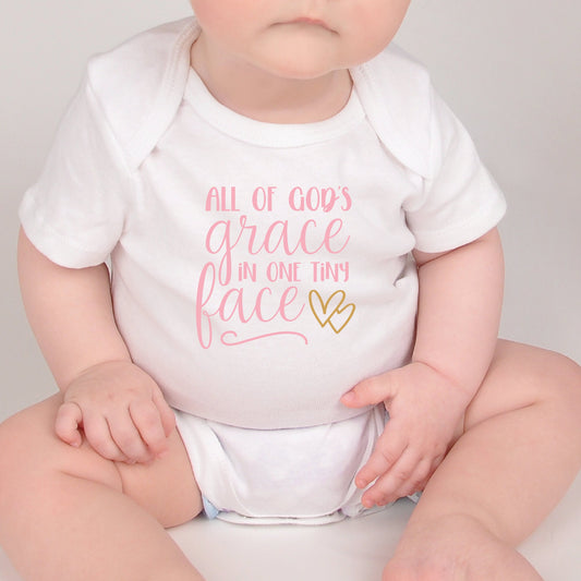 All of God's Grace In One Tiny Face SVG