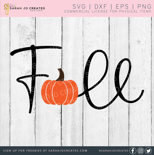 Fall Pumpkin SVG