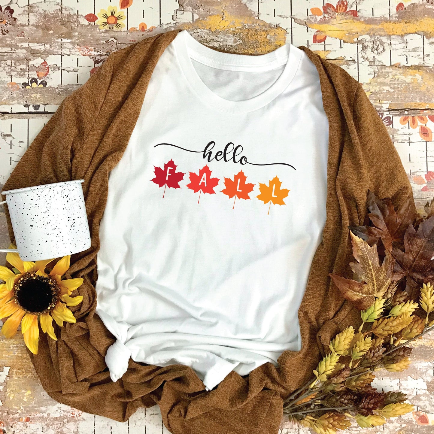 Hello Fall SVG
