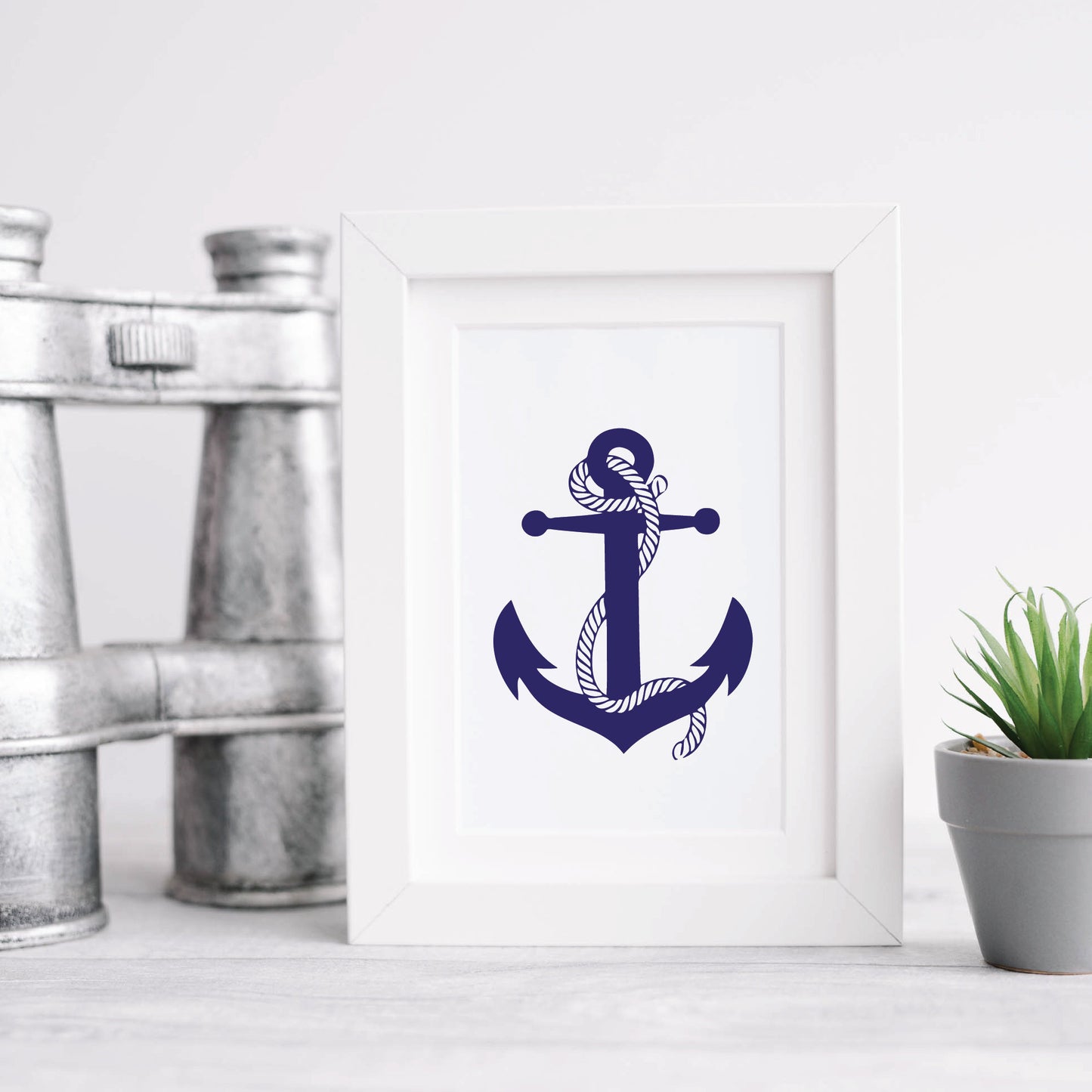 Anchor With Rope SVG