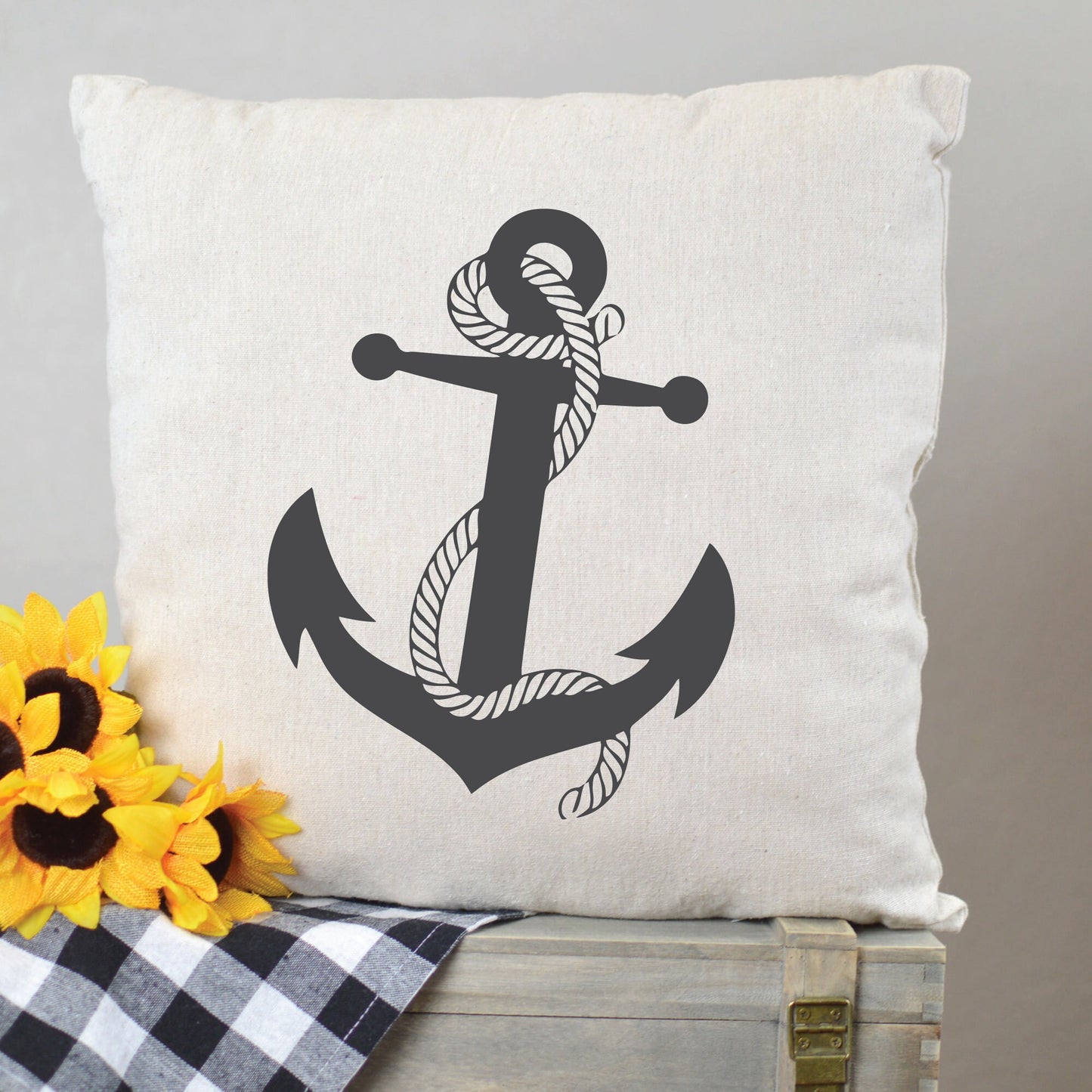 Anchor With Rope SVG