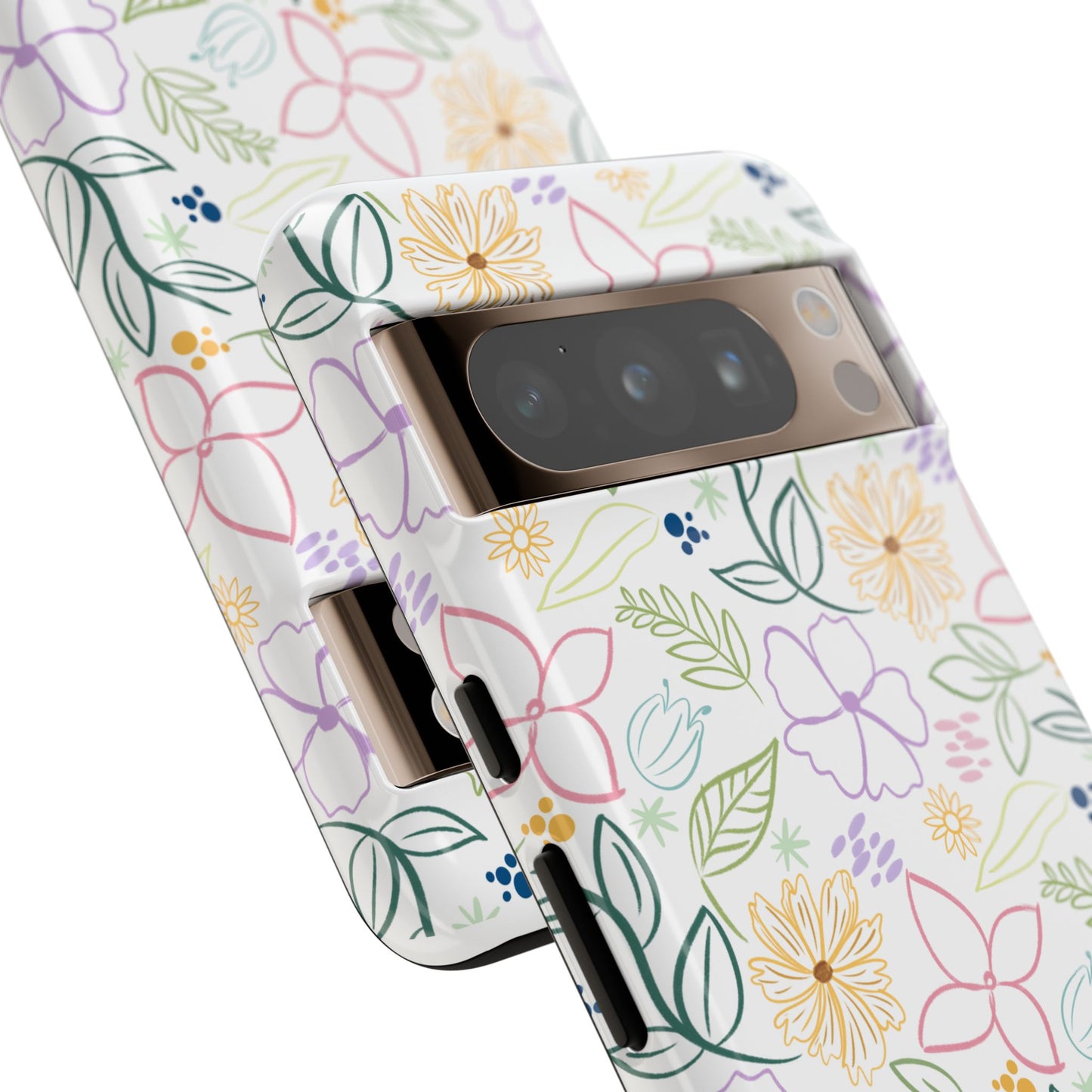 Floral Pastel Phone Case — Delicate Garden Pattern for Samsung & iPhone