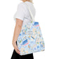 Cape Cod Book Club Tote Bag | AOP All-Over Print Booklover Tote