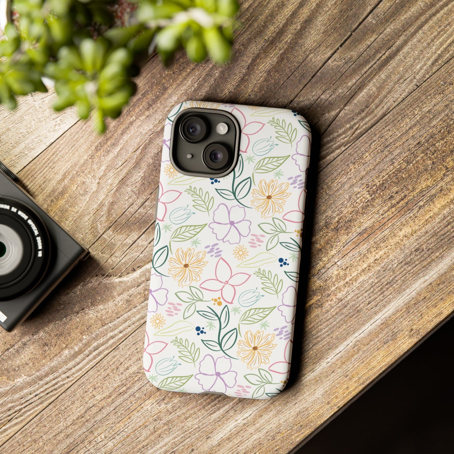 Pastel Floral Pattern Tough Case | Phone Protection, Spring Flowers