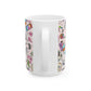 Cozy Hobbies Pattern Ceramic Mug | 11oz 15oz