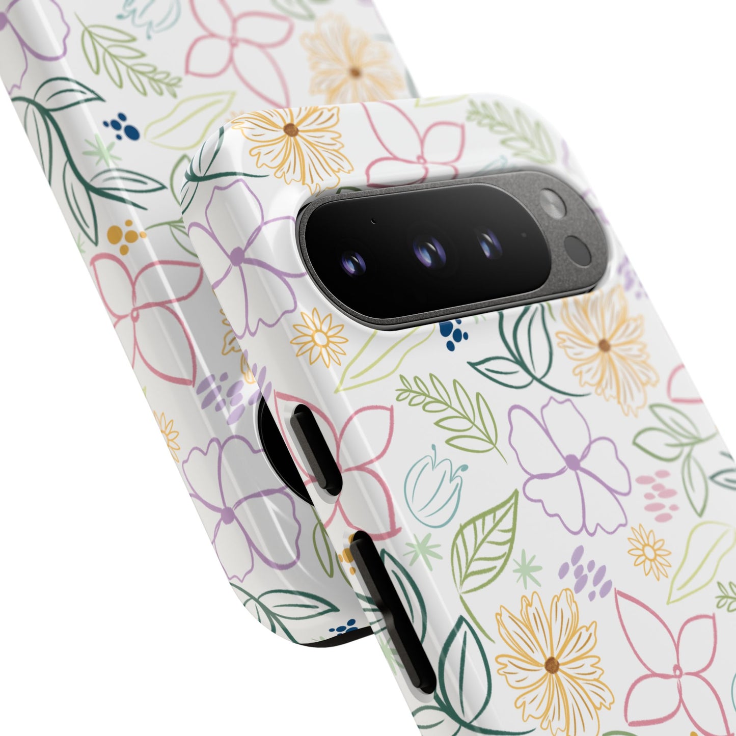 Pastel Floral Pattern Tough Case | Phone Protection, Spring Flowers
