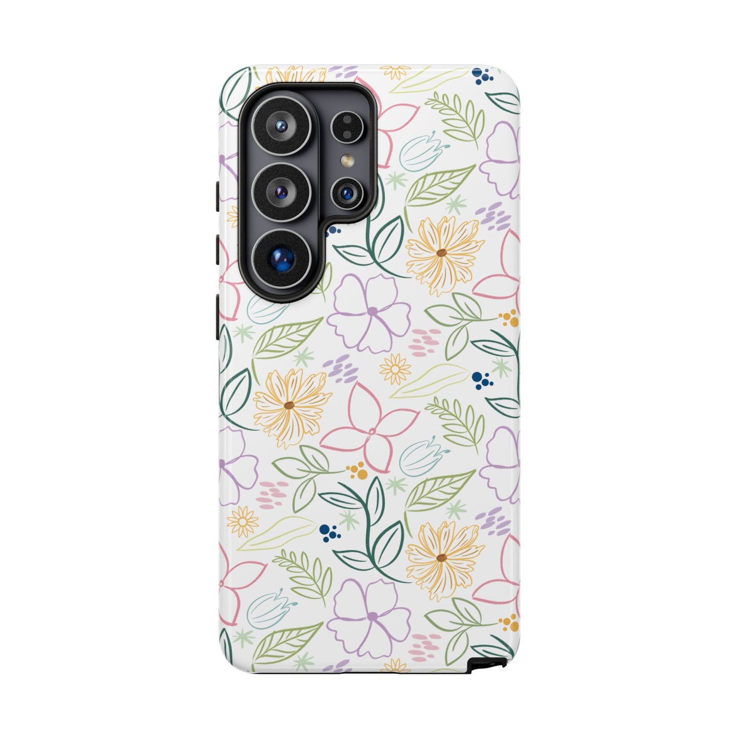 Pastel Floral Pattern Tough Case | Phone Protection, Spring Flowers