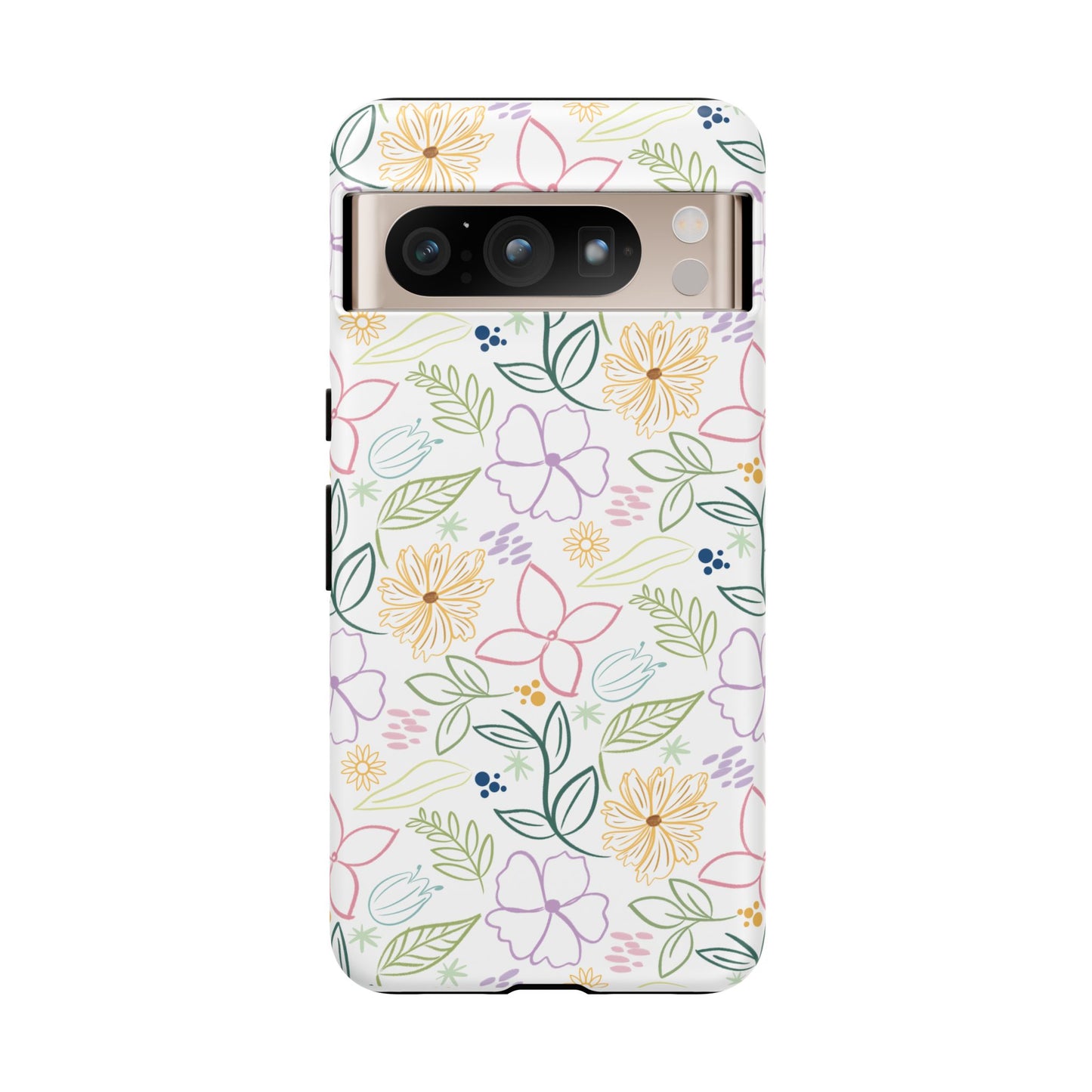 Pastel Floral Pattern Tough Case | Phone Protection, Spring Flowers