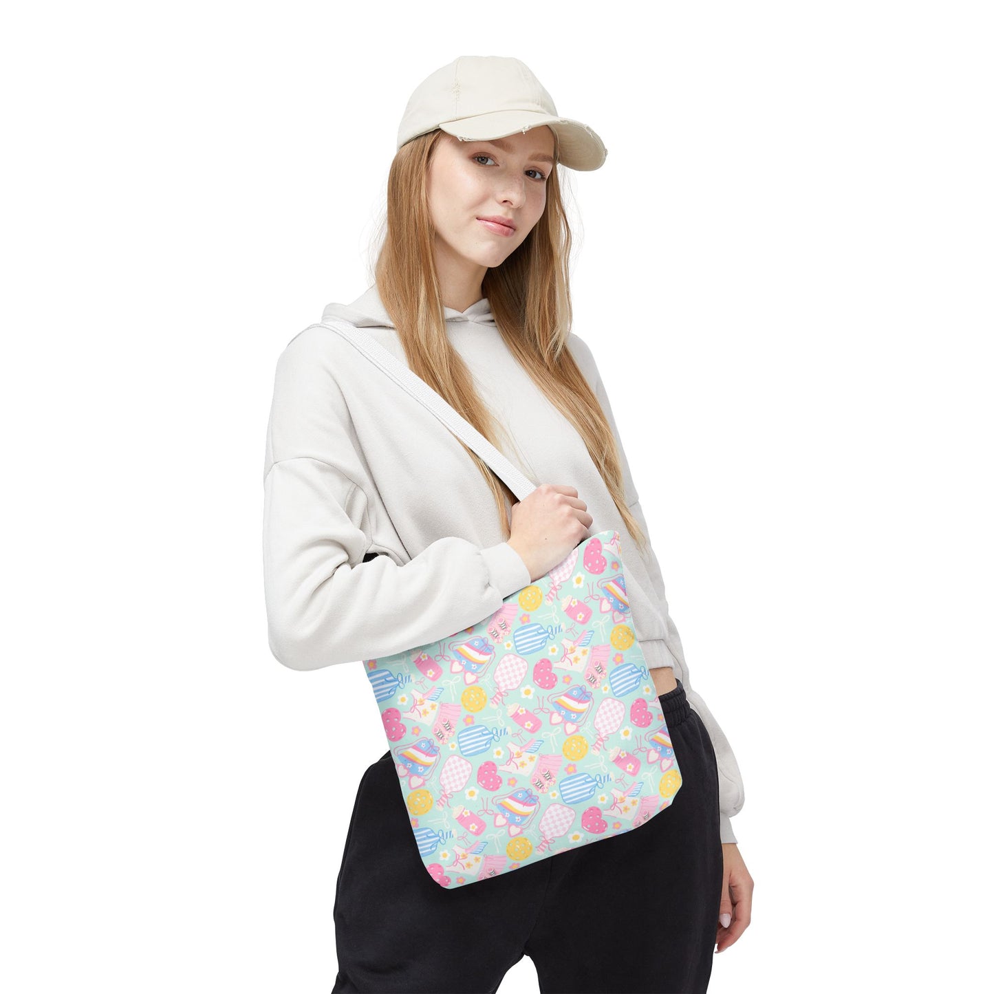 Cute Mint Pickleball Tote Bag — Pickleball Player Beach & Gear Tote