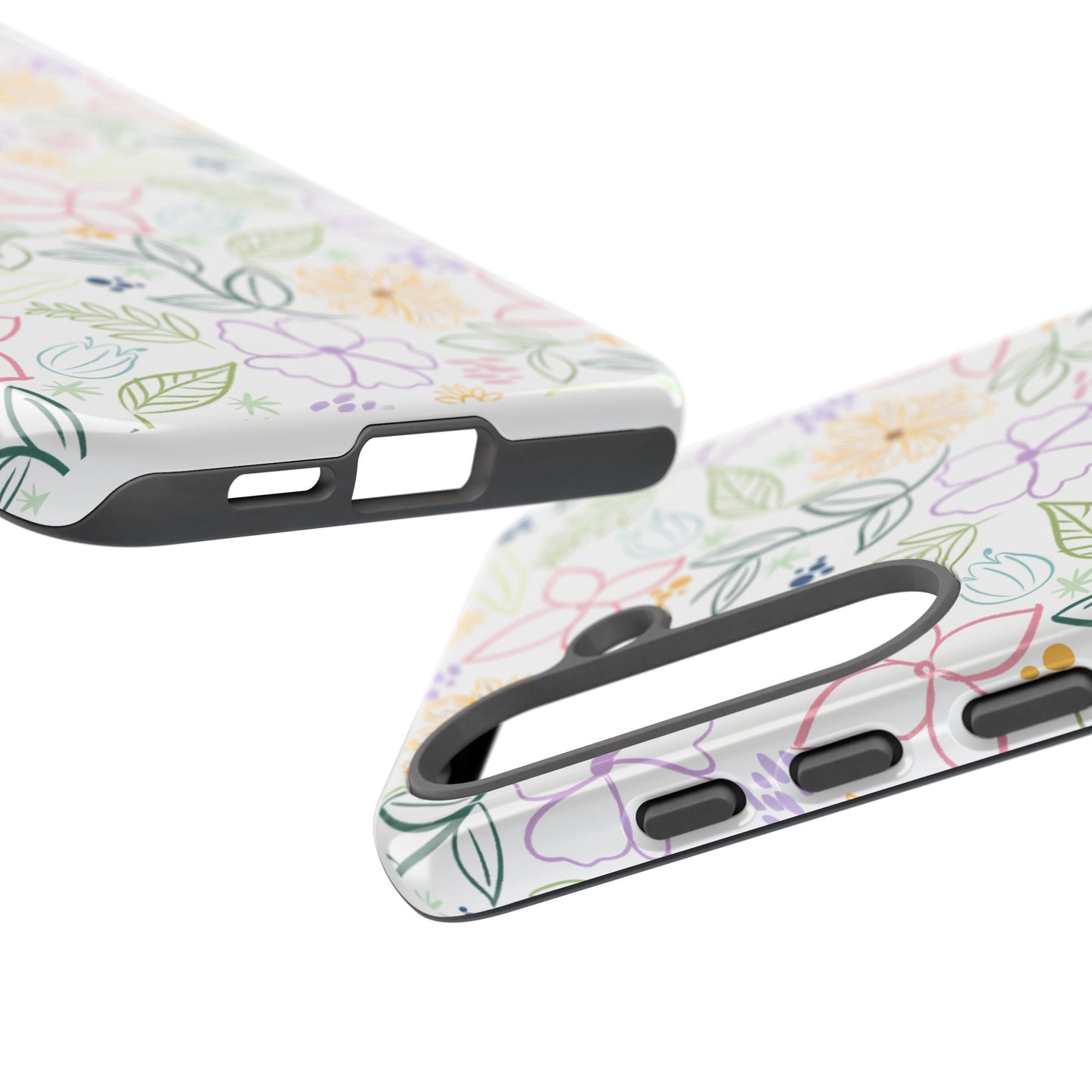 Floral Pastel Phone Case — Delicate Garden Pattern for Samsung & iPhone