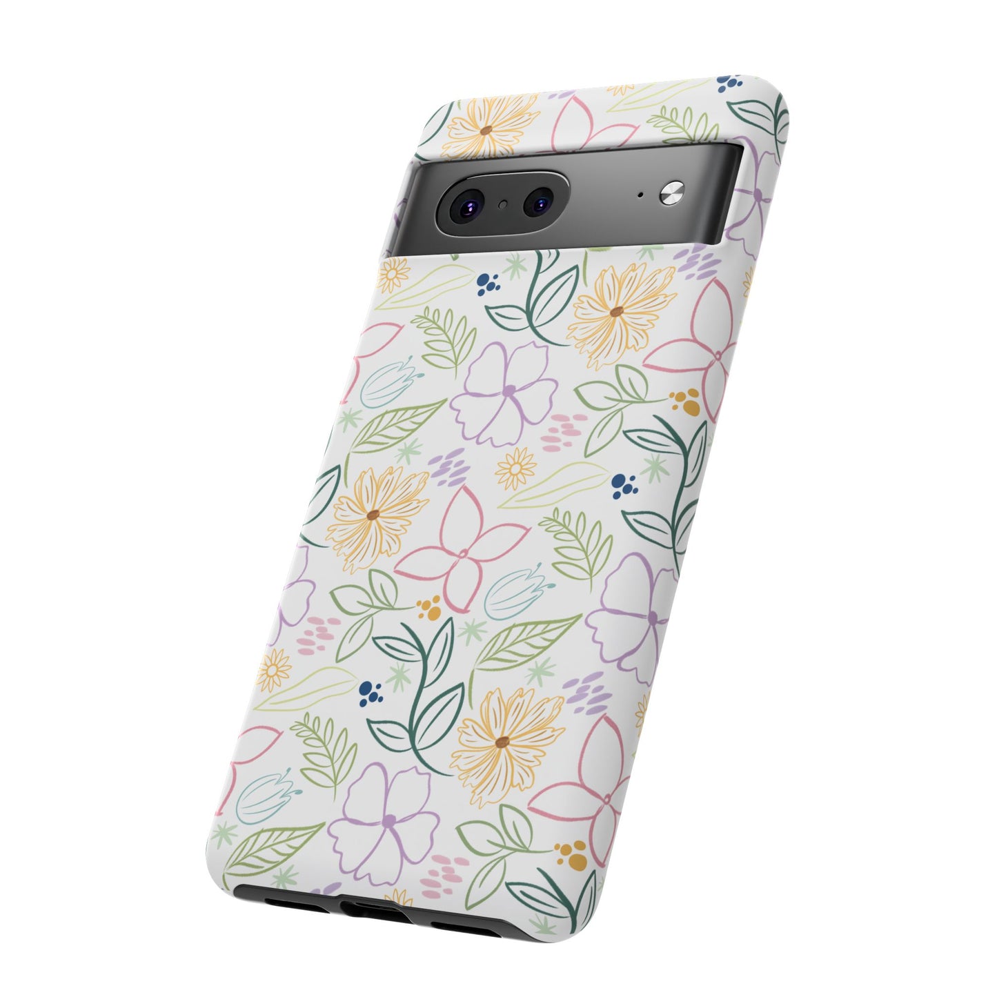 Pastel Floral Pattern Tough Case | Phone Protection, Spring Flowers