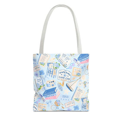 Cape Cod Book Club Tote Bag | AOP All-Over Print Booklover Tote
