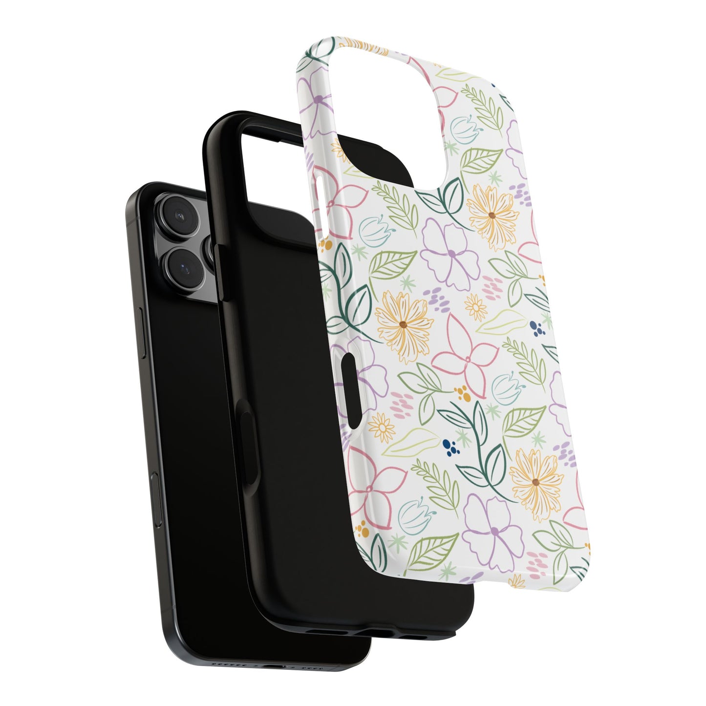 Pastel Floral Pattern Tough Case | Phone Protection, Spring Flowers