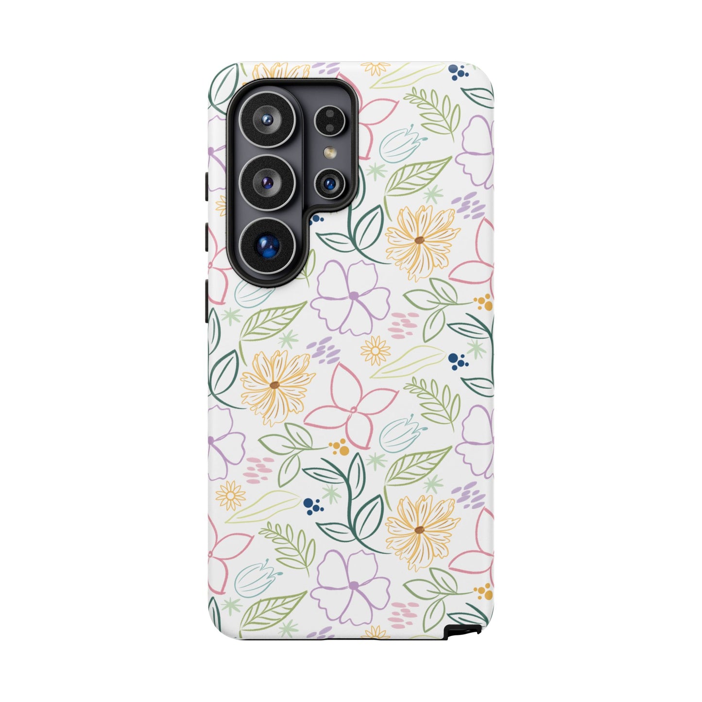 Pastel Floral Pattern Tough Case | Phone Protection, Spring Flowers