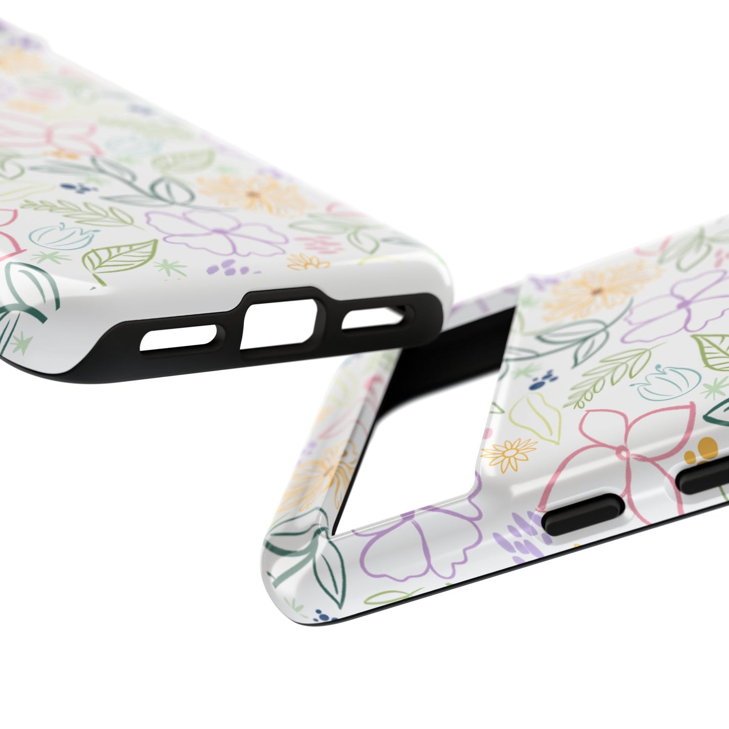 Floral Pastel Phone Case — Delicate Garden Pattern for Samsung & iPhone