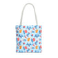 Patriotic Summer Icons tote bag | 4th of July fireworks, popsicles, cupcakes
