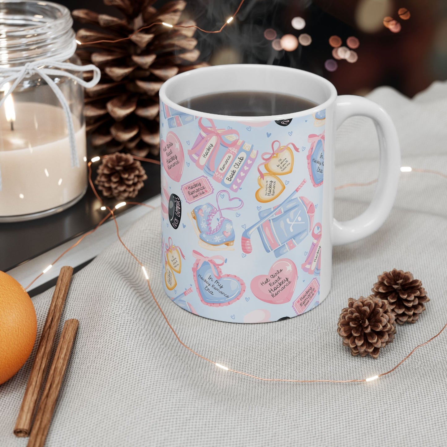 Hockey Romance Book Mug | Ceramic Mug 11oz 15oz