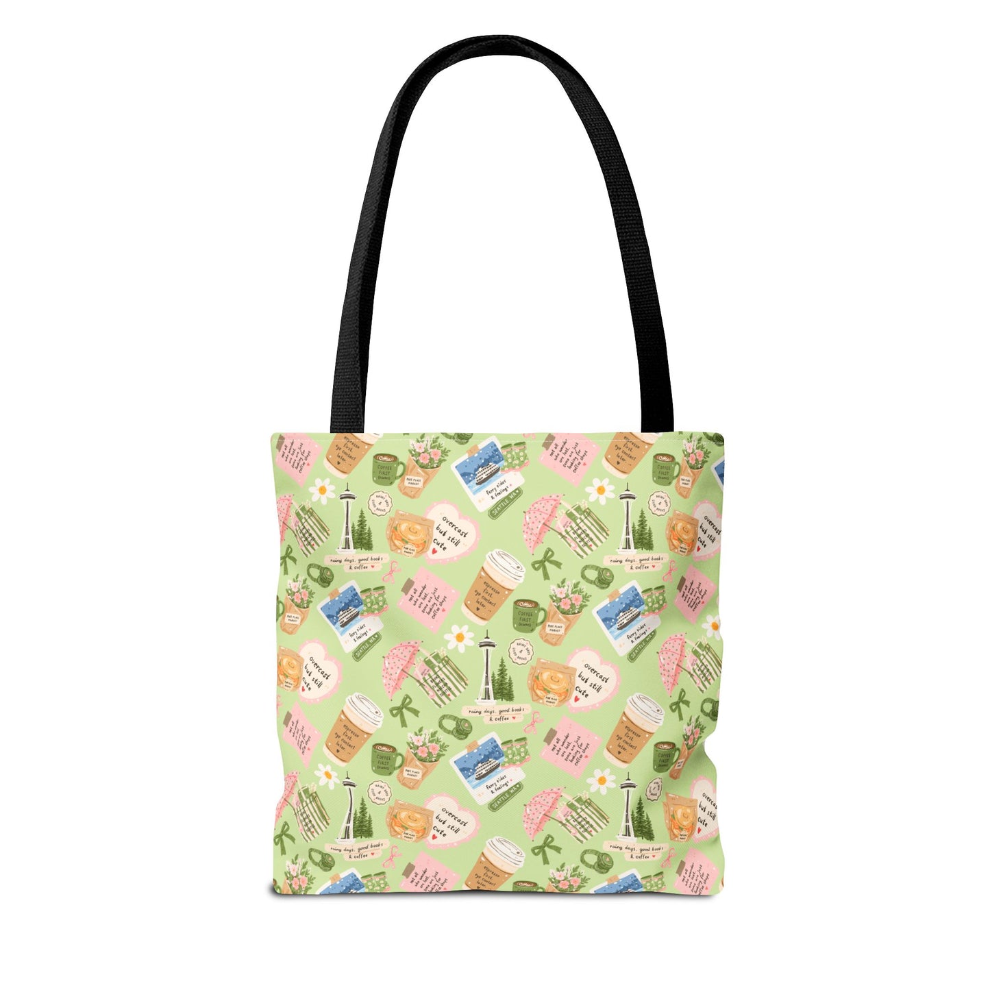 Seattle Coffee Tote Bag | Coffee Seattle Print