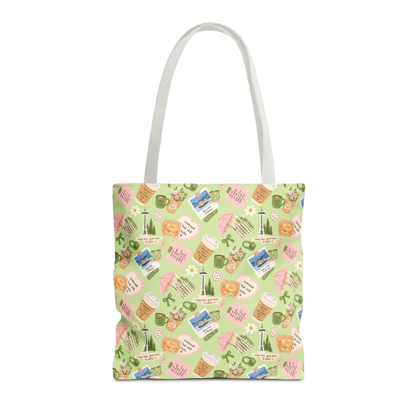 Seattle Coffee Tote Bag | Coffee Seattle Print