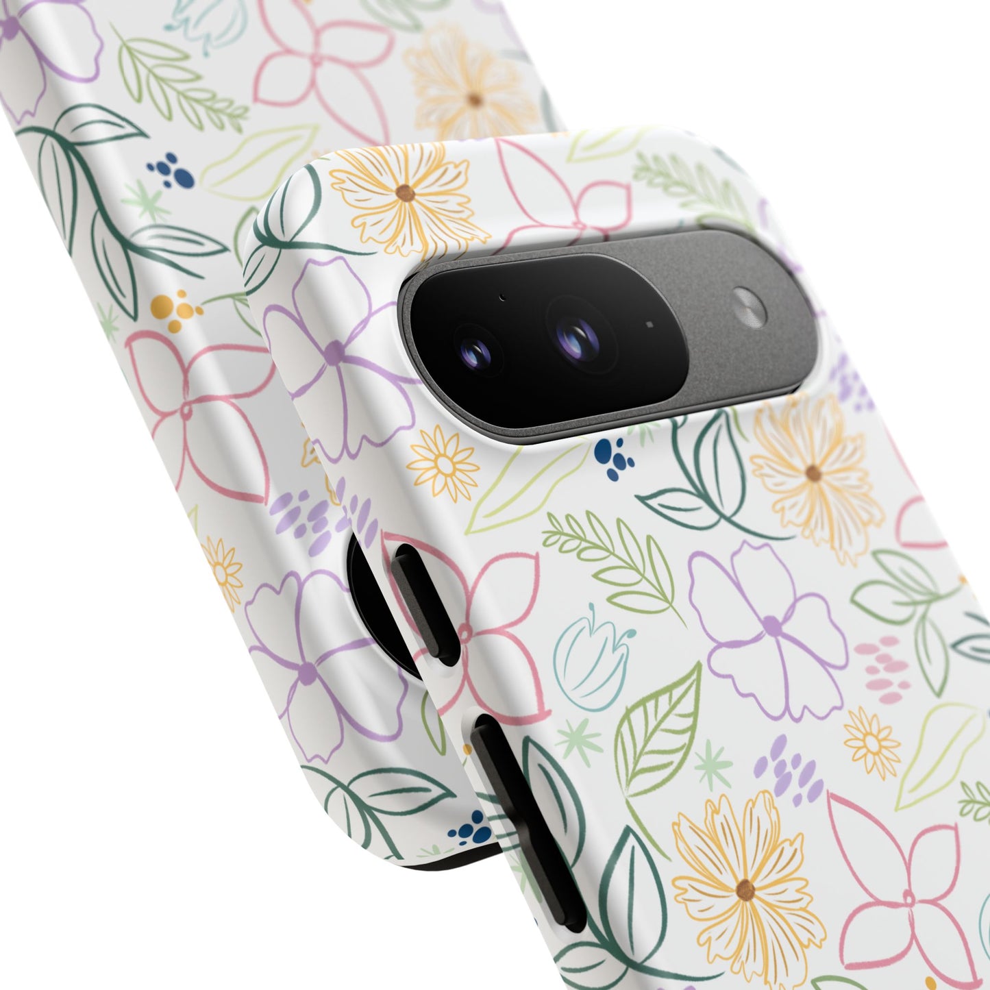 Floral Pastel Phone Case — Delicate Garden Pattern for Samsung & iPhone
