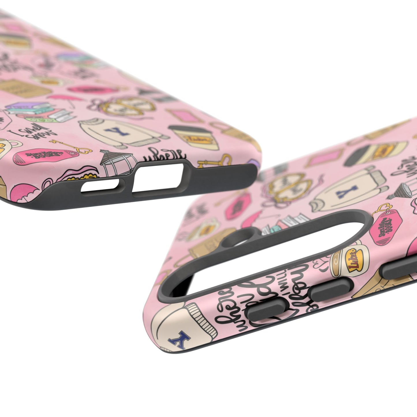 Where You Lead "Tough Cases" Phone Case — Pink Gilmore Girls Tribute