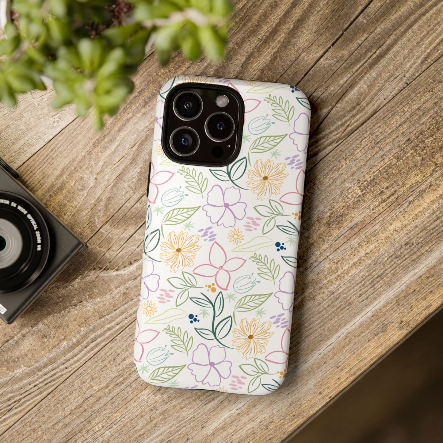 Pastel Floral Pattern Tough Case | Phone Protection, Spring Flowers