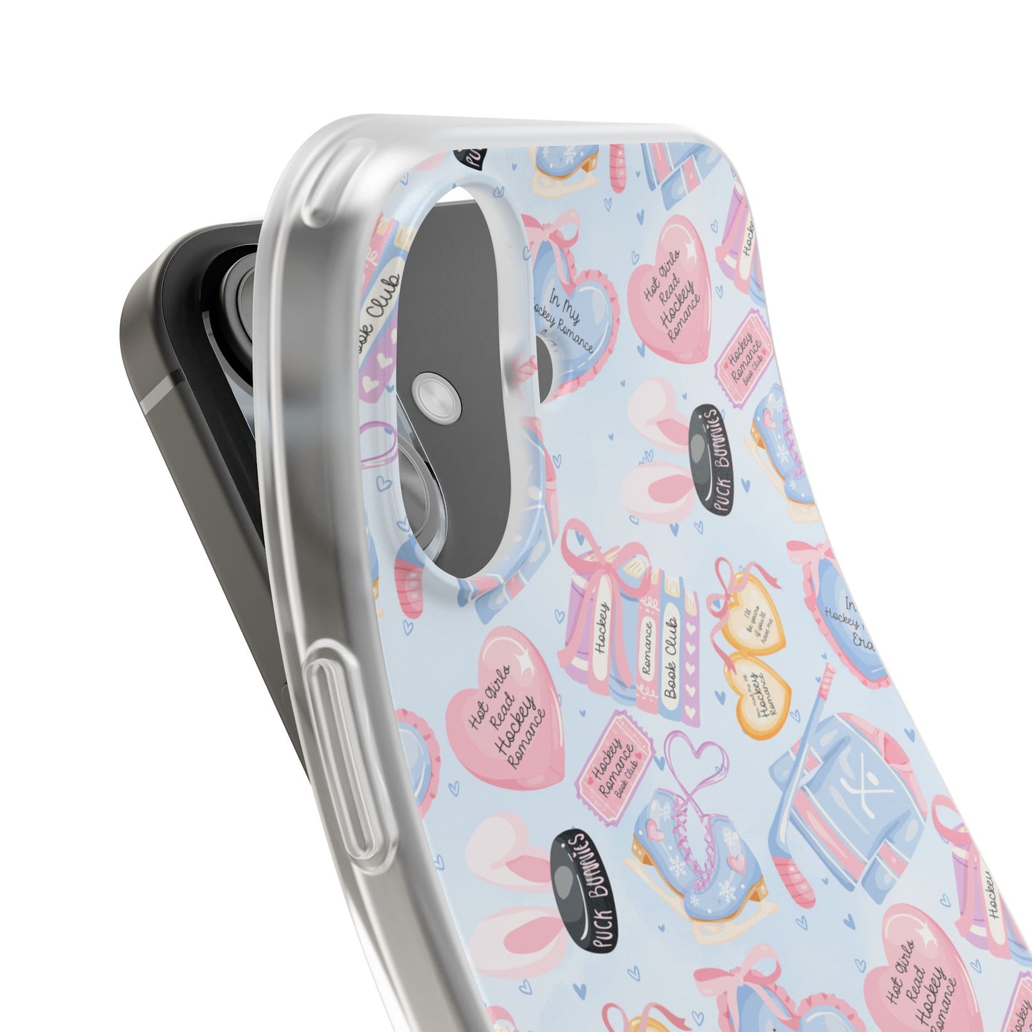 Hockey Romance Book Cute Girly Cases | Phone Case, Soft Protective Sleeve