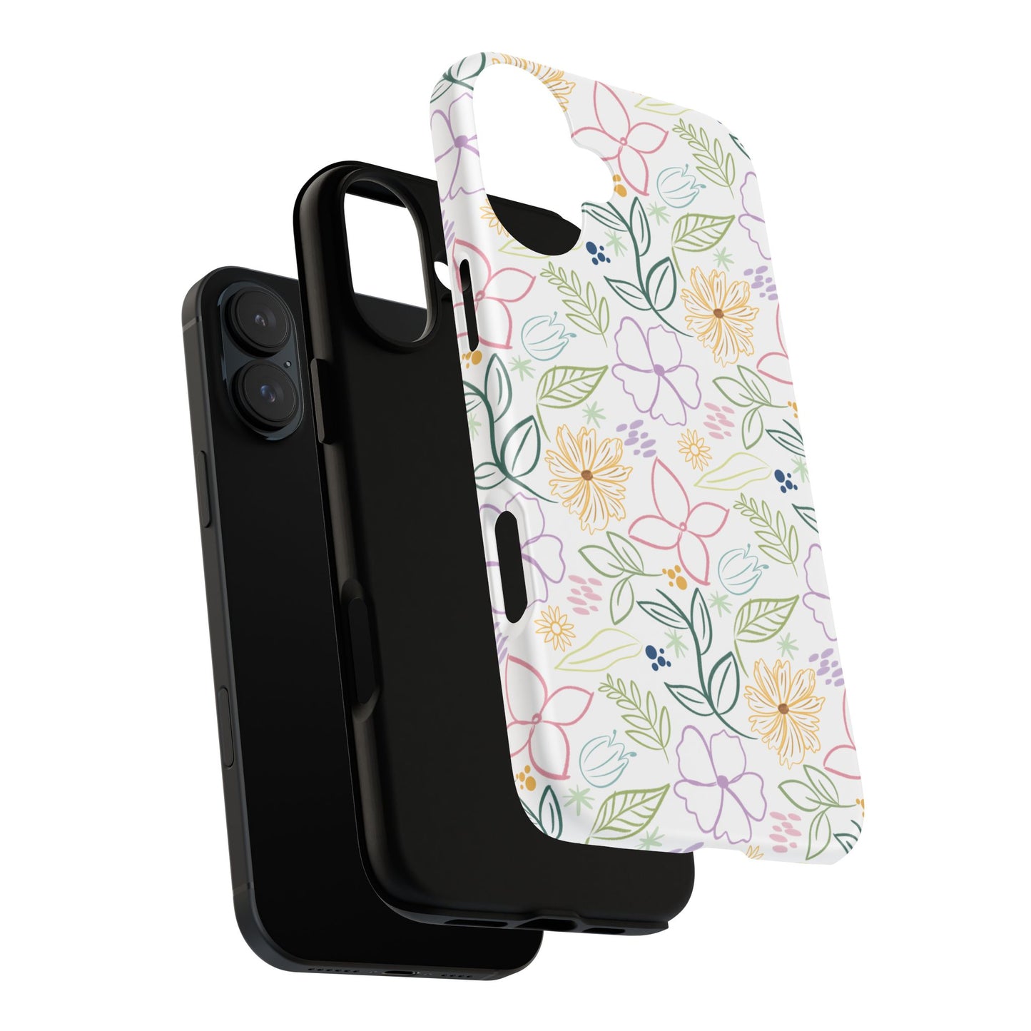 Pastel Floral Pattern Tough Case | Phone Protection, Spring Flowers