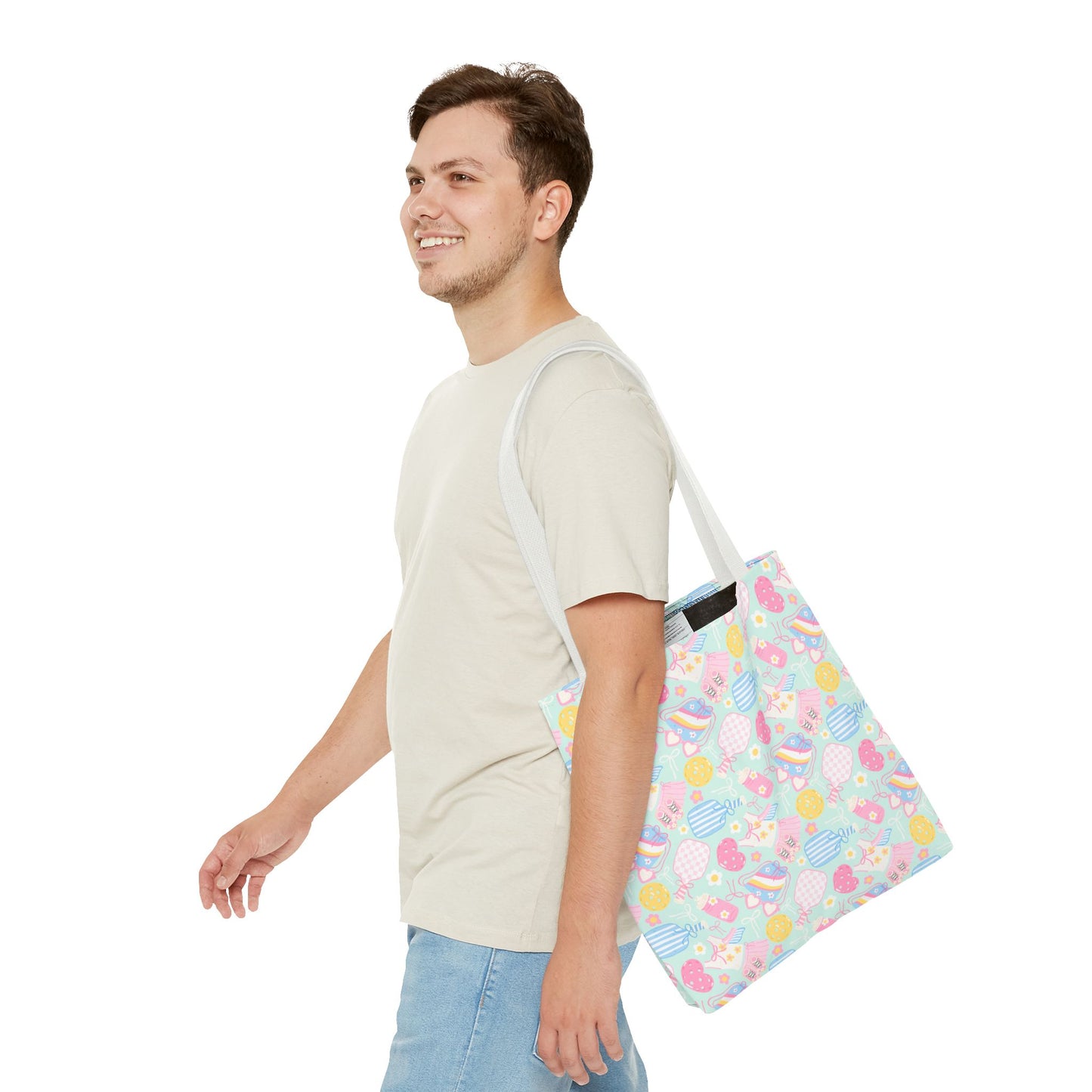 Cute Mint Pickleball Tote Bag — Pickleball Player Beach & Gear Tote