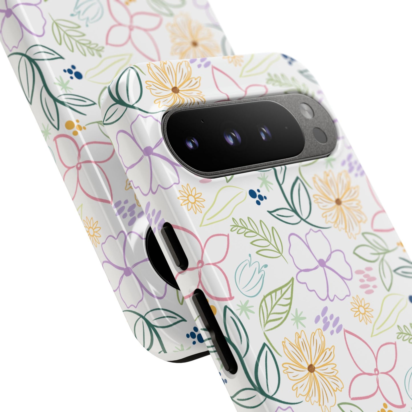 Floral Pastel Phone Case — Delicate Garden Pattern for Samsung & iPhone