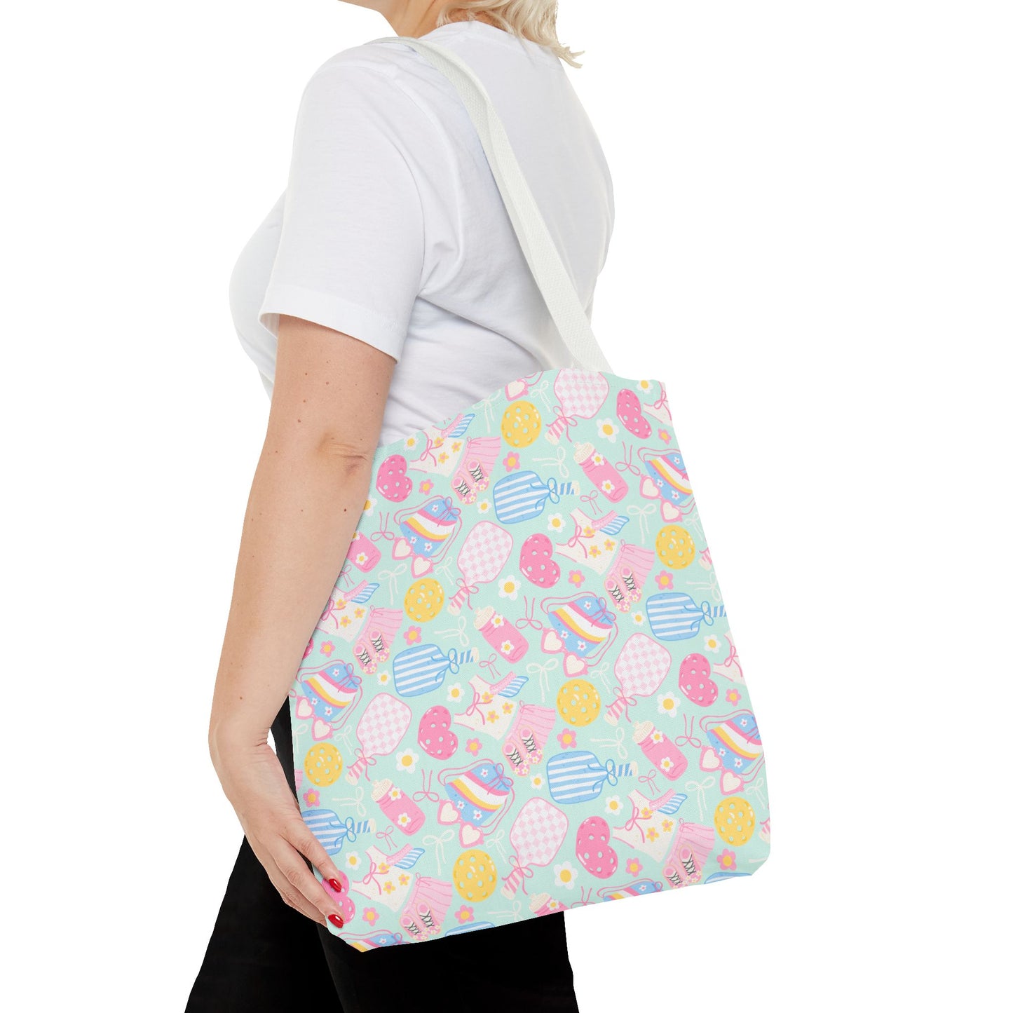 Cute Mint Pickleball Tote Bag — Pickleball Player Beach & Gear Tote
