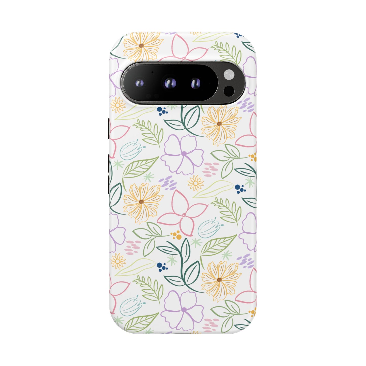 Floral Pastel Phone Case — Delicate Garden Pattern for Samsung & iPhone