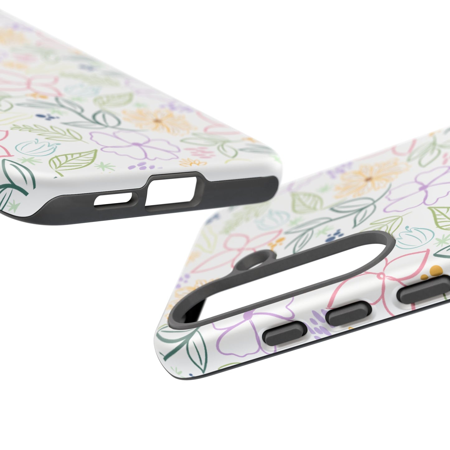 Floral Pastel Phone Case — Delicate Garden Pattern for Samsung & iPhone