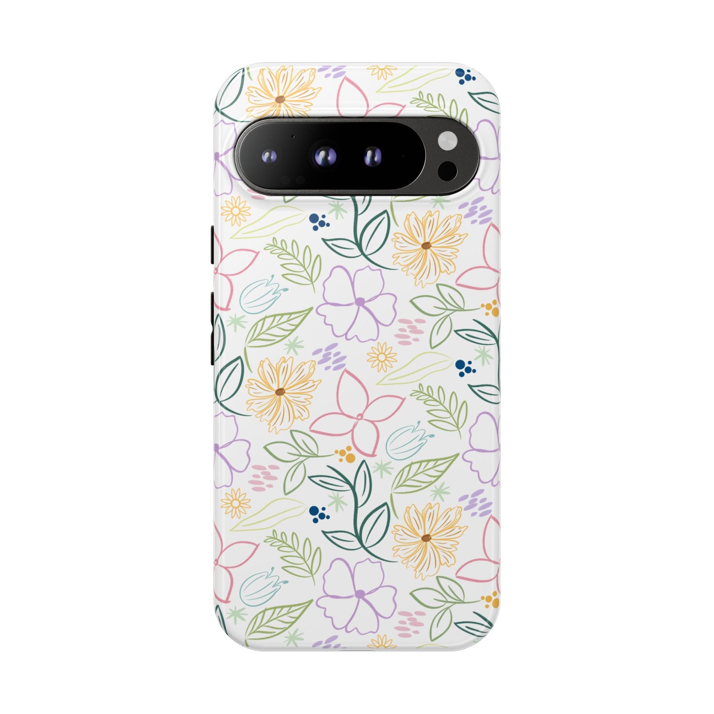 Floral Pastel Phone Case — Delicate Garden Pattern for Samsung & iPhone