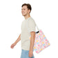 Pink Pickleball Tote Bag | All-Over Print, Sport Court Graphic