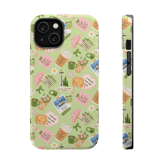 Seattle Coffee MagSafe phone case | Magnetic Impact-Resistant Case