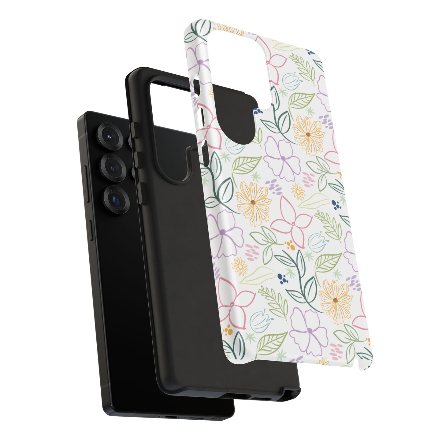 Pastel Floral Pattern Tough Case | Phone Protection, Spring Flowers