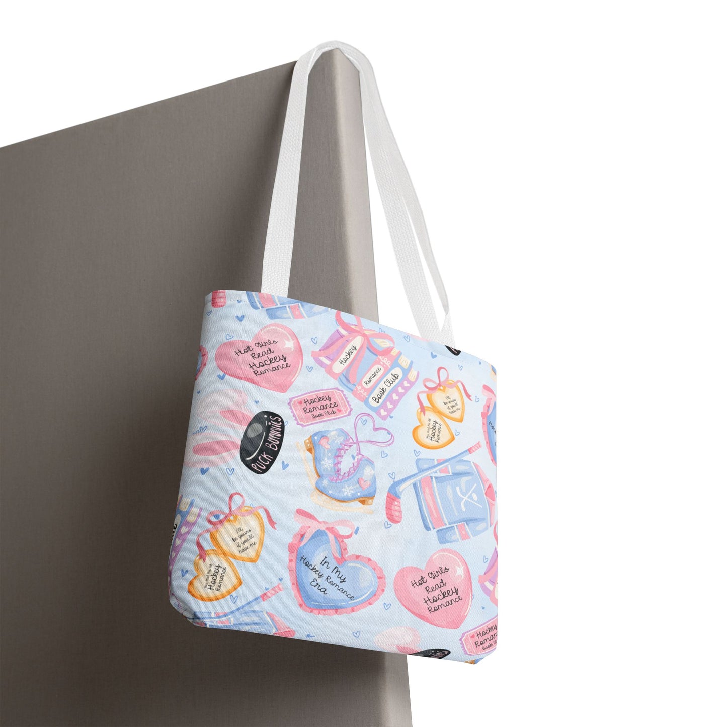 Cute Hockey Romance Tote Bag | Hockey Romance Books