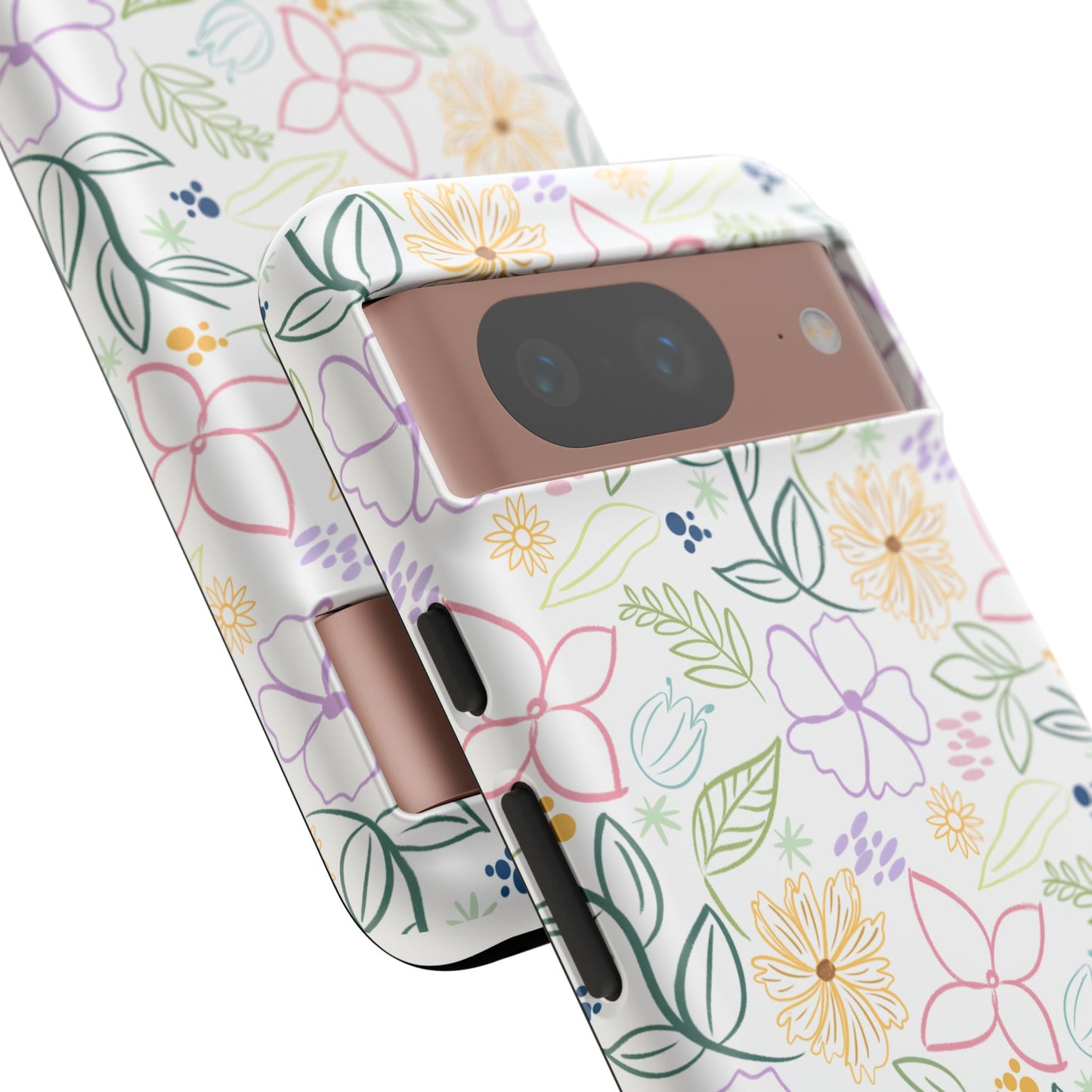 Floral Pastel Phone Case — Delicate Garden Pattern for Samsung & iPhone