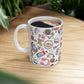 Cozy Hobbies Pattern Ceramic Mug | 11oz 15oz