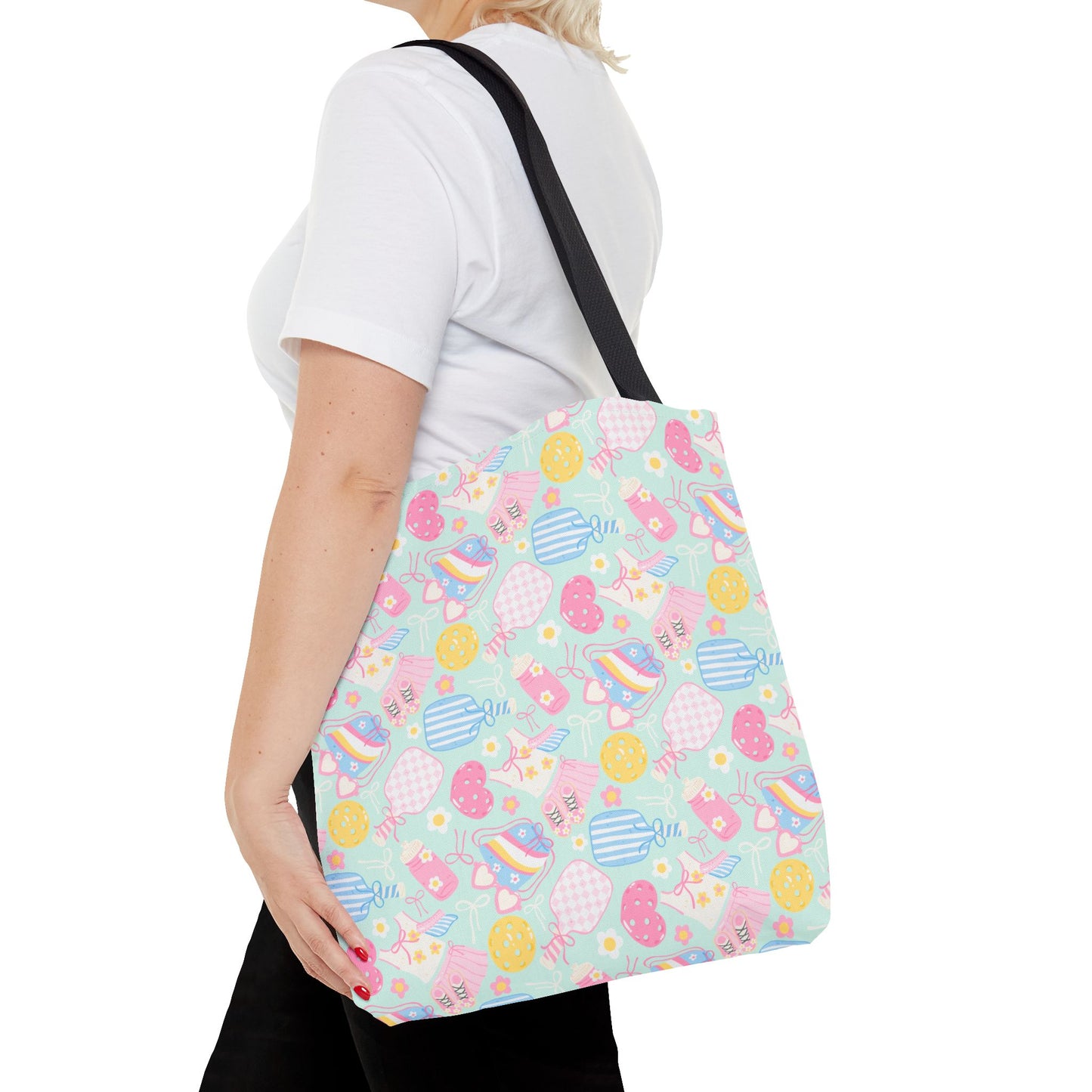 Cute Mint Pickleball Tote Bag — Pickleball Player Beach & Gear Tote