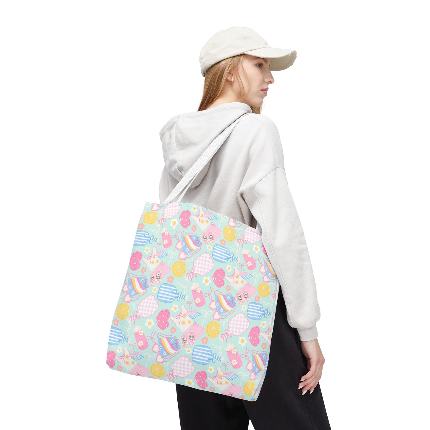 Cute Mint Pickleball Tote Bag — Pickleball Player Beach & Gear Tote