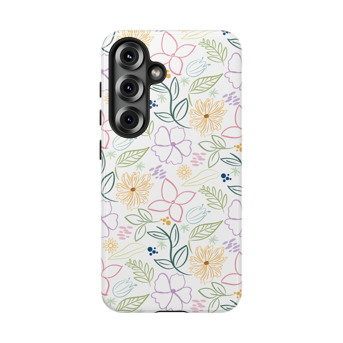 Pastel Floral Pattern Tough Case | Phone Protection, Spring Flowers