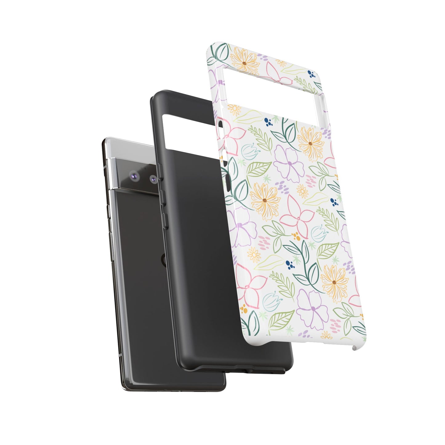 Pastel Floral Pattern Tough Case | Phone Protection, Spring Flowers