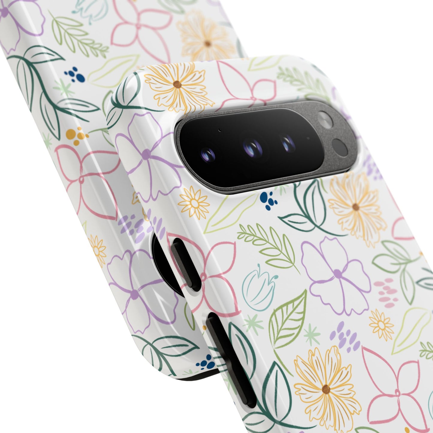 Floral Pastel Phone Case — Delicate Garden Pattern for Samsung & iPhone