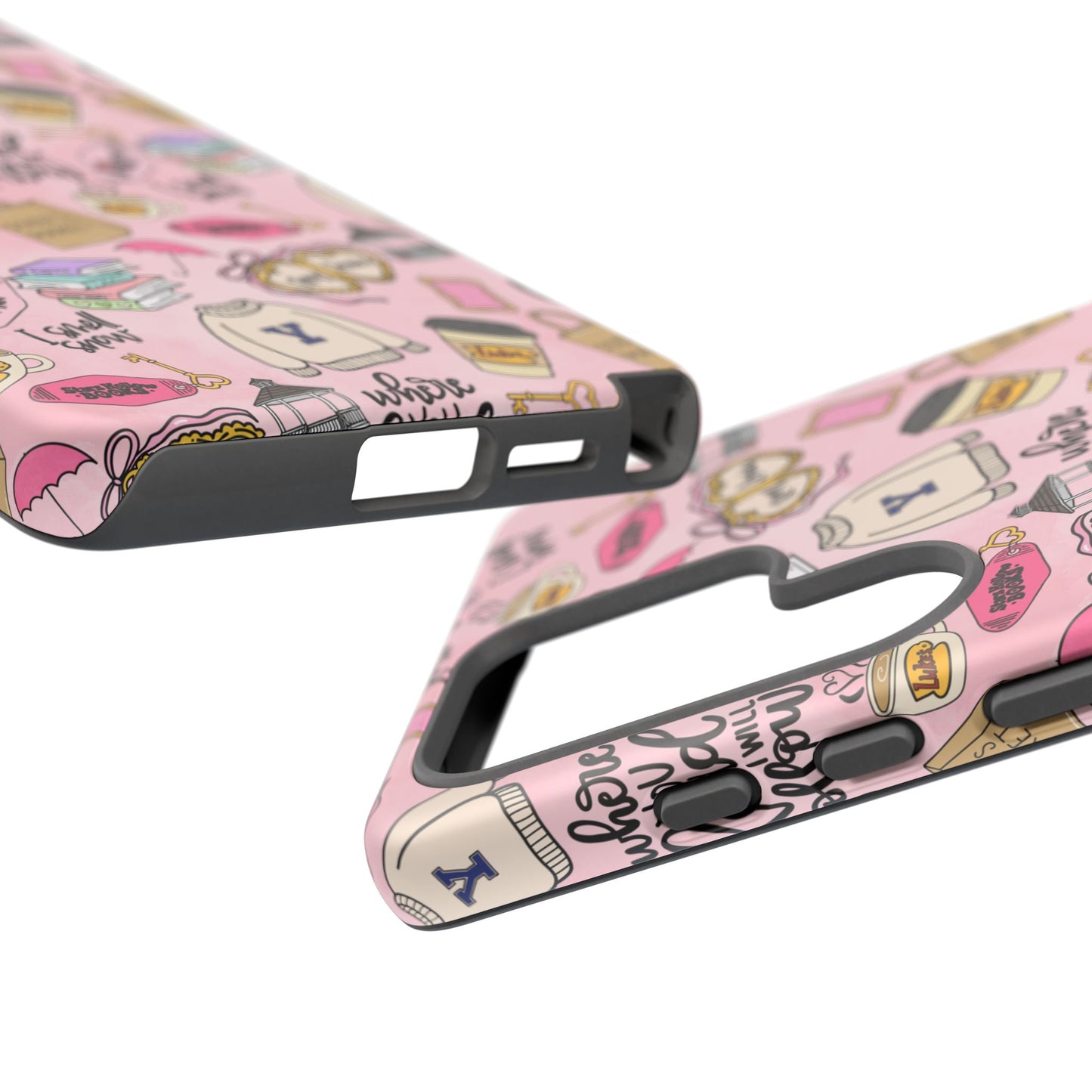 Where You Lead "Tough Cases" Phone Case — Pink Gilmore Girls Tribute