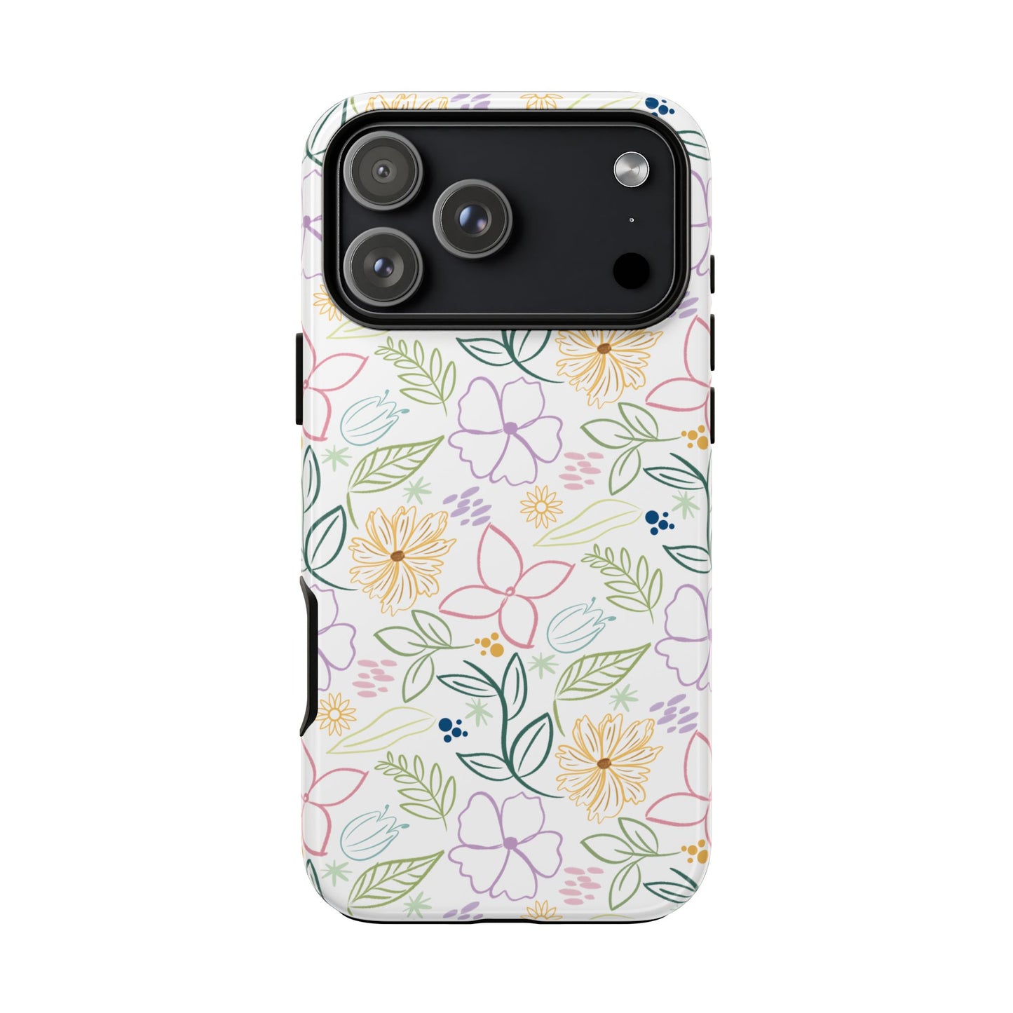 Pastel Floral Pattern Tough Case | Phone Protection, Spring Flowers